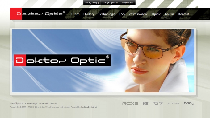 Strony internetowe Doktor Optic